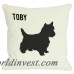 One Bella Casa Personalized Love Westie Throw Pillow HMW2344
